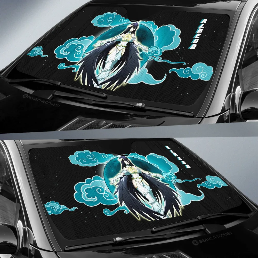 Albedo Car Sunshade Overlord Anime Car Accessories