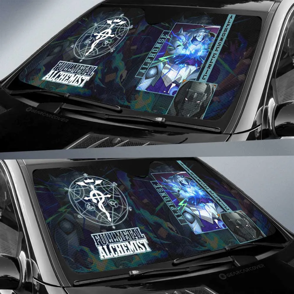 Alphonse Elric Car Sunshade Custom Fullmetal Alchemist Anime
