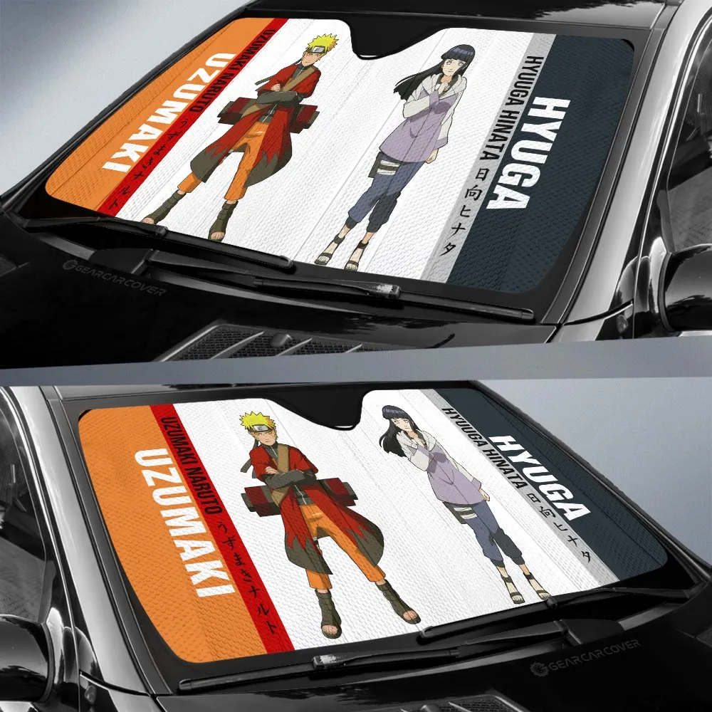 And Hinata Car Sunshade Custom Anime Car Accessories For Fans