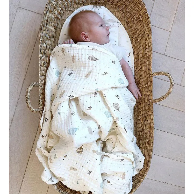 Cam Cam Copenhagen Muslin Baby Blanket GOTS Dreamland
