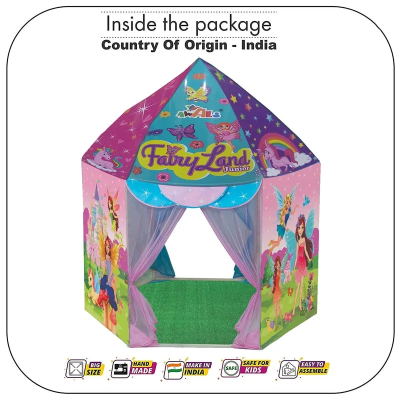 Combo of 2 Creative Tent Castle Play House With Rechargeable USB Mini Star Laser Light for Kids