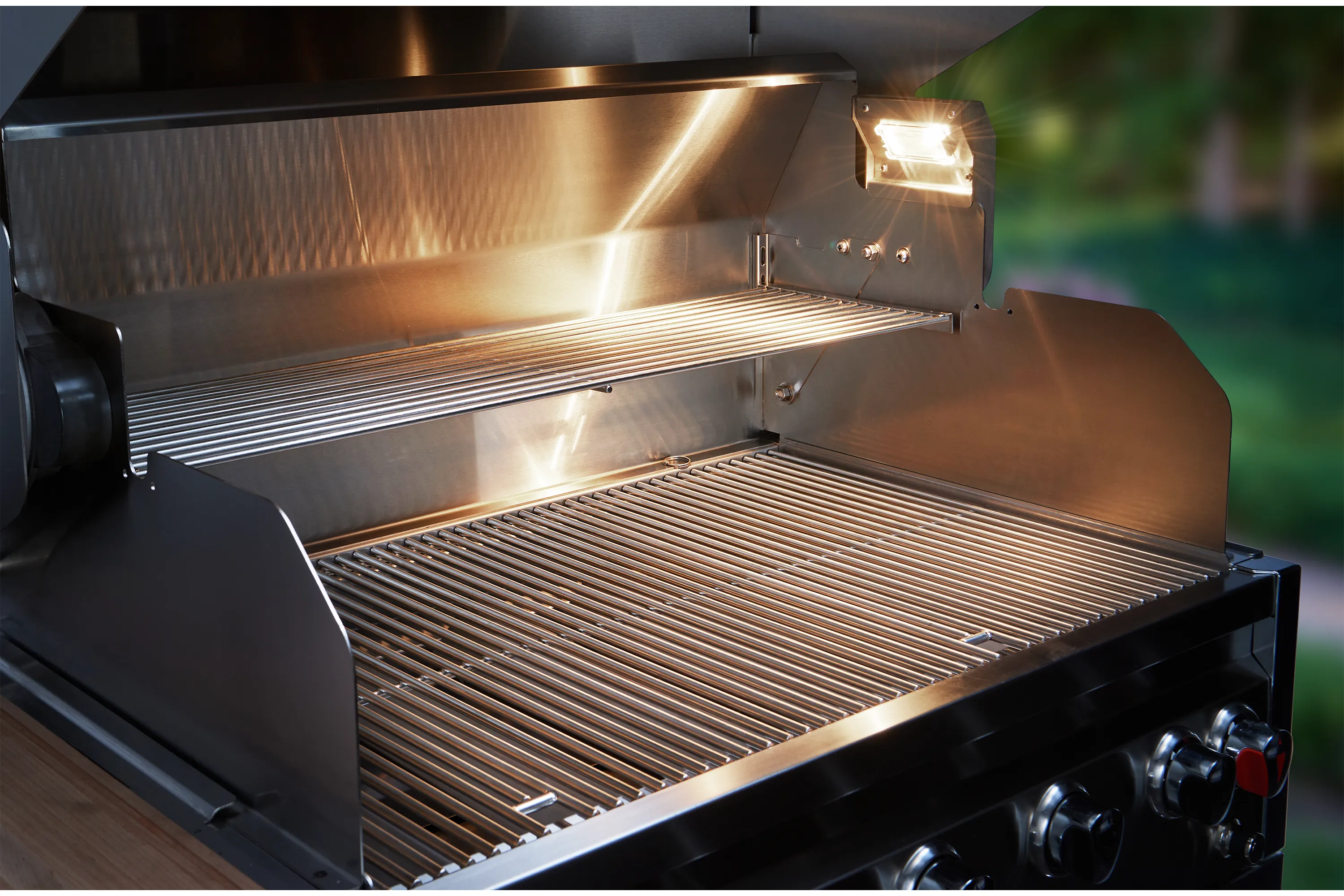 Crown Verity IBI30NG-GO-FLT 30" INFINITE SERIES BUILT IN GRILL (NO DOME) WITH LIGHT PACKAGE, NG