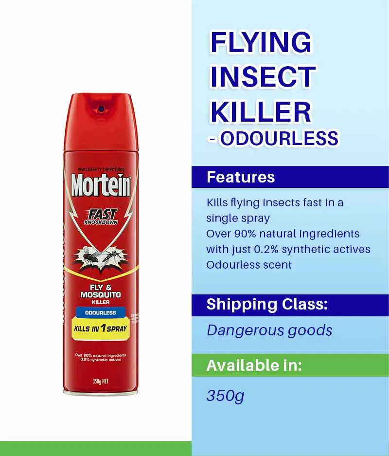 Diversey Mortein Flying Insect Killer - Odourless 350g