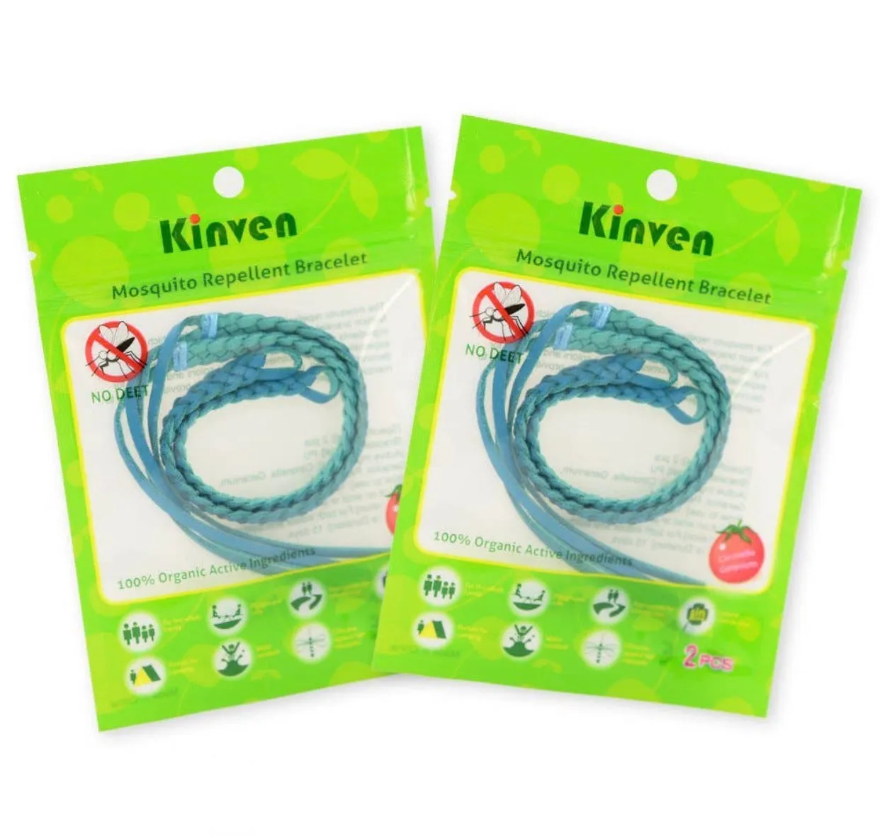 Kinven Mosquito Repellent Leather Bracelet