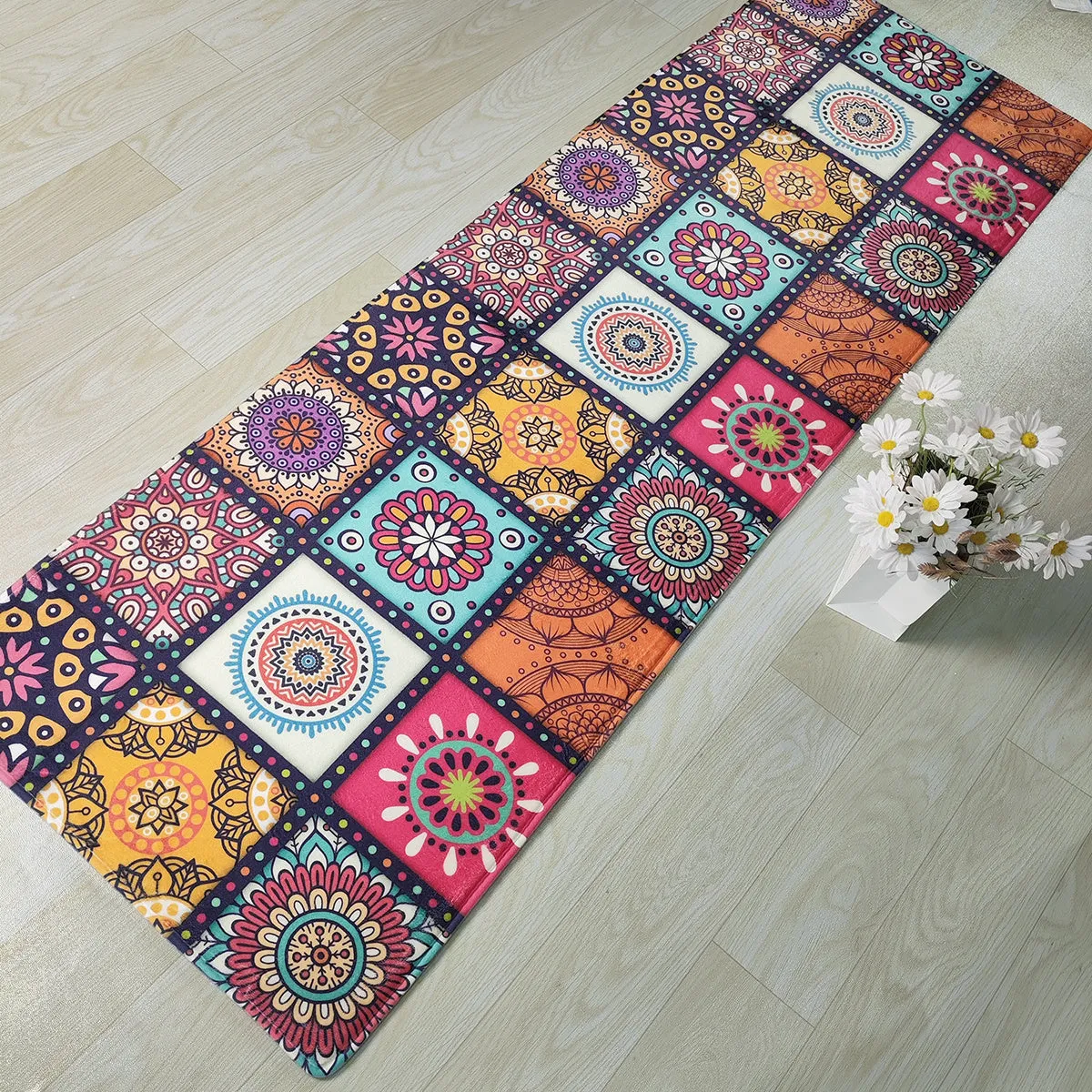 Moroccan Ethnic Floor Mat Nonslip Modern Kitchen Essential