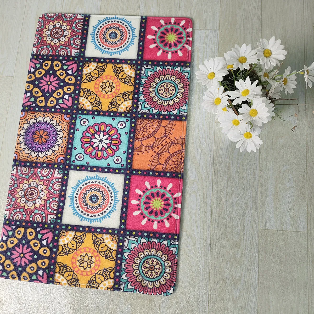 Moroccan Ethnic Floor Mat Nonslip Modern Kitchen Essential