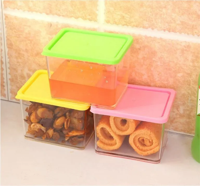 Plastic Food Storage Box Grain Container Kitchen Organizer