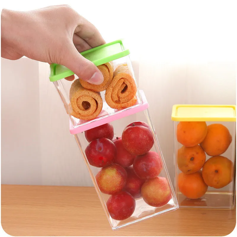 Plastic Food Storage Box Grain Container Kitchen Organizer