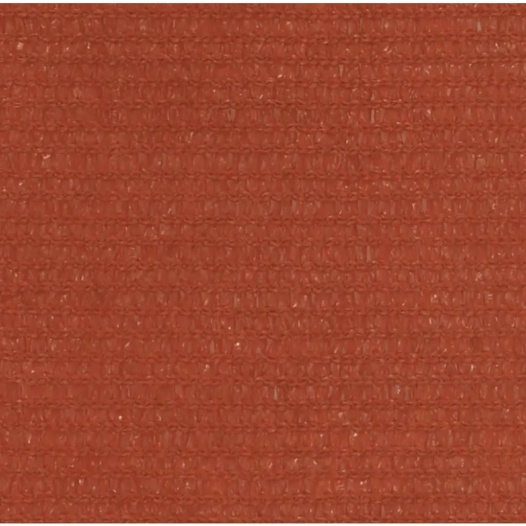 Sunshade Sail 160 g/m² Terracotta 2.5x5 m HDPE