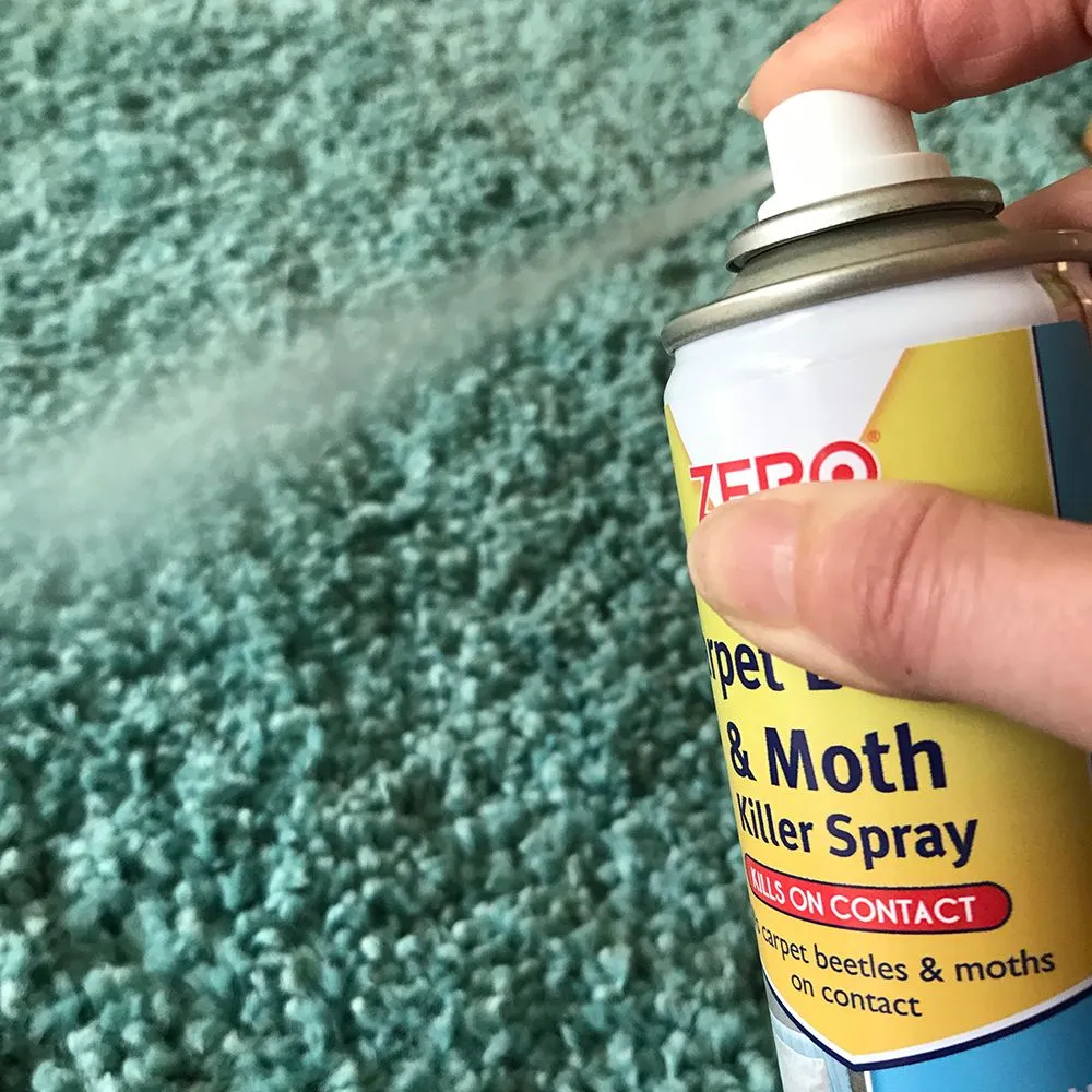 Zero In Carpet Beetle & Moth Killer - 300ml Aerosol